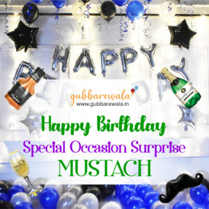 Happy Birthday Special occasion surprise - Mustach