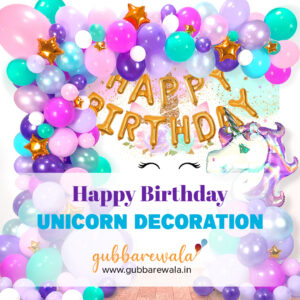 Happy birthday Unicorn decoration
