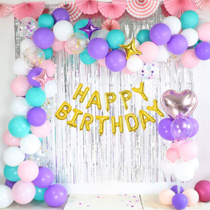 Happy birthday Unicorn decoration-(A)