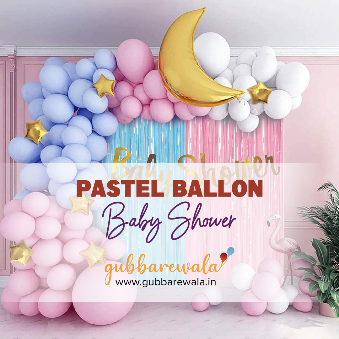 Pastel Ballon Baby Shower
